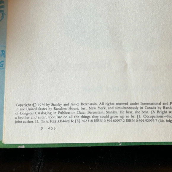 2 Vintage Dr. Suess Books - Green Eggs and Ham & He Bear She Bear - Picture 10 of 13